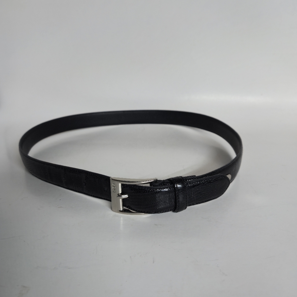 Ralph Lauren Woman's Leather Croc Look Belt Size M